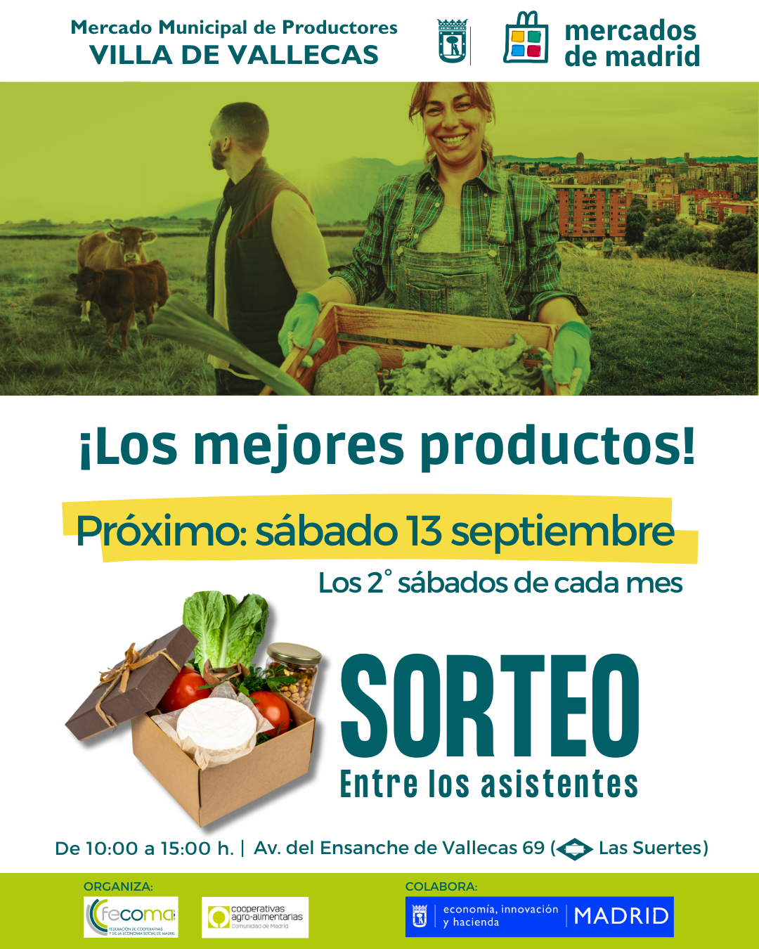 Mercado de Productores Villa de Vallecas septiembre 2025
